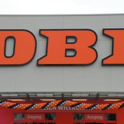 Obi - Die Buchstaben sind auch noch recht windig angebracht