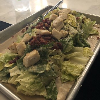 Pinthouse Pizza - Full Size Chicken Caesar salad, it was huge. Enough for 3 people - Brewpubs Near Me - Round Rock, Texas Pinthouse Pizza - Full Size Chicken Caesar salad, it was huge. Enough for 3 people - Brewpubs Near Me - Round Rock, Texas
