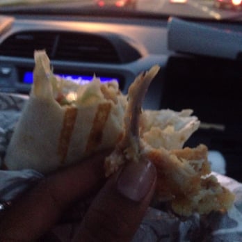 KFC - A CHICKEN BONE inside of the Twister. - Fast Food Near Me - Kailua, Hawaii KFC - A CHICKEN BONE inside of the Twister. - Fast Food Near Me - Kailua, Hawaii
