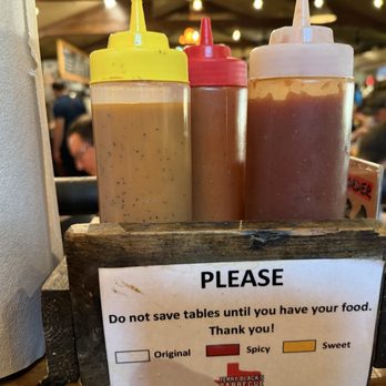 Terry Black's Barbecue - Nice sauces! - Barbeque Near Me - Austin, Texas Terry Black's Barbecue - Nice sauces! - Barbeque Near Me - Austin, Texas