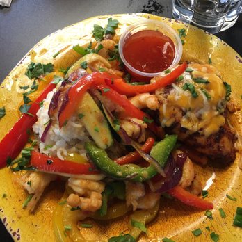 Seither's Seafood - Today's special, stuffed chicken with shrimp peppers, red onions and rice - Seafood Near Me - Harahan, Louisiana Seither's Seafood - Today's special, stuffed chicken with shrimp peppers, red onions and rice - Seafood Near Me - Harahan, Louisiana