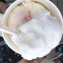 Lemon Sherbet with Berry Coconut Lemon Sherbet with Berry Coconut