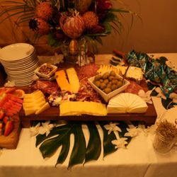 Maui Floral - Appetizer station.