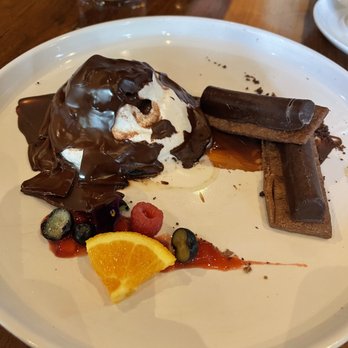 Morimoto Napa - dark chocolate sphere - Japanese Near Me - Napa, California