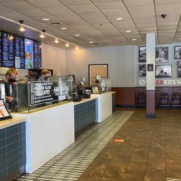 the interior of a restaurant