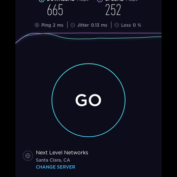 Sail Internet - Typical comm speeds. Accurate readings requires speedtest app instead of the web browser version that maxes out at 100Mbps. - Internet Service Providers Near Me - Santa Clara, California Sail Internet - Typical comm speeds. Accurate readings requires speedtest app instead of the web browser version that maxes out at 100Mbps. - Internet Service Providers Near Me - Santa Clara, California