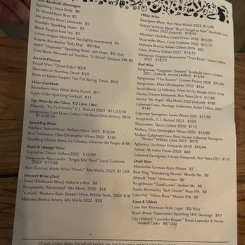Dai Due - Menu April 2025 - Butcher Near Me - Austin, Texas