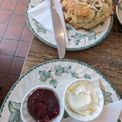 Cuthberts Bakehouse - The scones with jam and cream