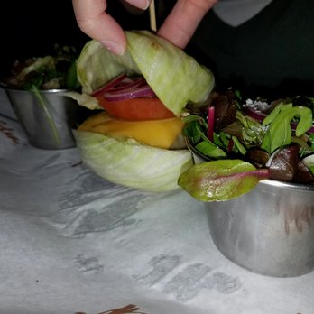 Burger & Lobster - The Californian burger, no bun just lettuce instead. - American Near Me - London, XGL