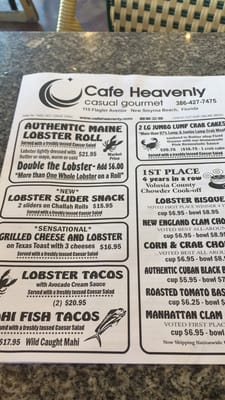Menu photo 8 Cafe Heavenly New Smyrna Beach, FL Menu photo 8 Cafe Heavenly New Smyrna Beach, FL