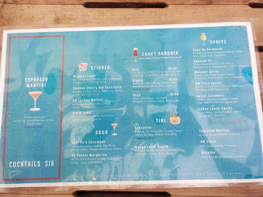 Menu photo 1 Red Window San Francisco, CA