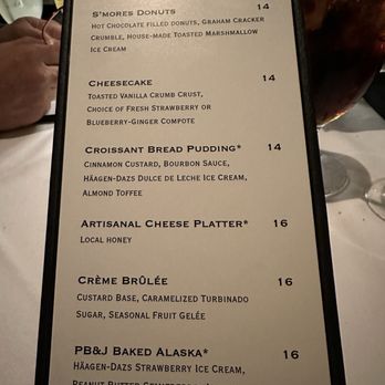 Vic & Anthony's Steakhouse - Dessert menu - Steakhouses Near Me - Houston, Texas Vic & Anthony's Steakhouse - Dessert menu - Steakhouses Near Me - Houston, Texas