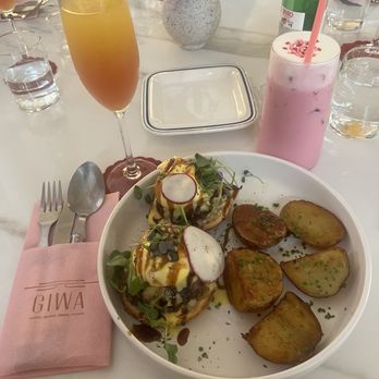 GIWA - Korean palace patty benedict - Breakfast & Brunch Near Me - Santa Clara, California