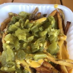 Green Chili Cheese Fries