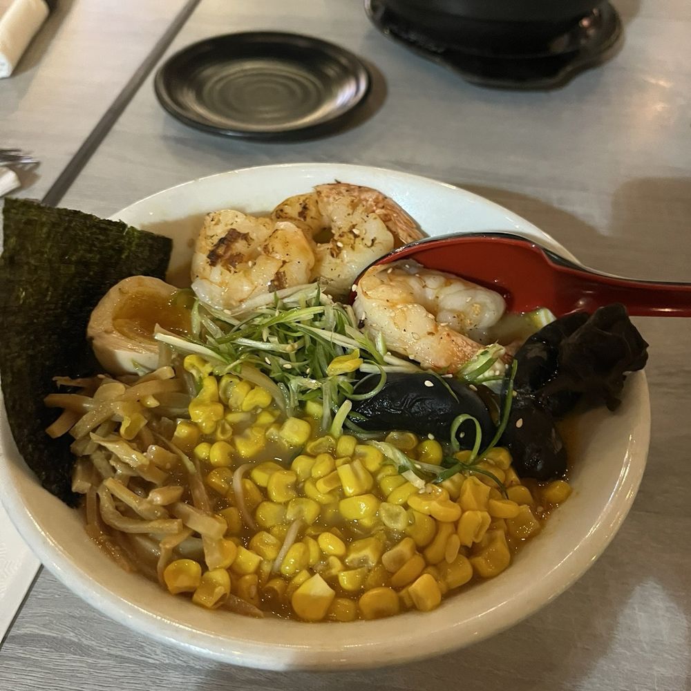 Ramen Lab Eatery-Delray Beach - Miso Ramen with grilled Shrimp - Ramen Near Me - Delray Beach, Florida Ramen Lab Eatery-Delray Beach - Miso Ramen with grilled Shrimp - Ramen Near Me - Delray Beach, Florida