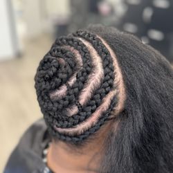 AToMStylist - Braid down for a half wig install