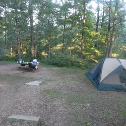 Lake Vesuvius Recreation Area - Campsite at Iron Ridge