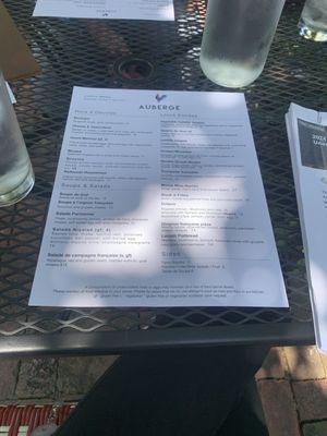 Menu photo 4 Auberge Zionsville, IN