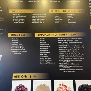Bomboba - Left side menu - Coffee & Tea Near Me - Tolleson, Arizona Bomboba - Left side menu - Coffee & Tea Near Me - Tolleson, Arizona