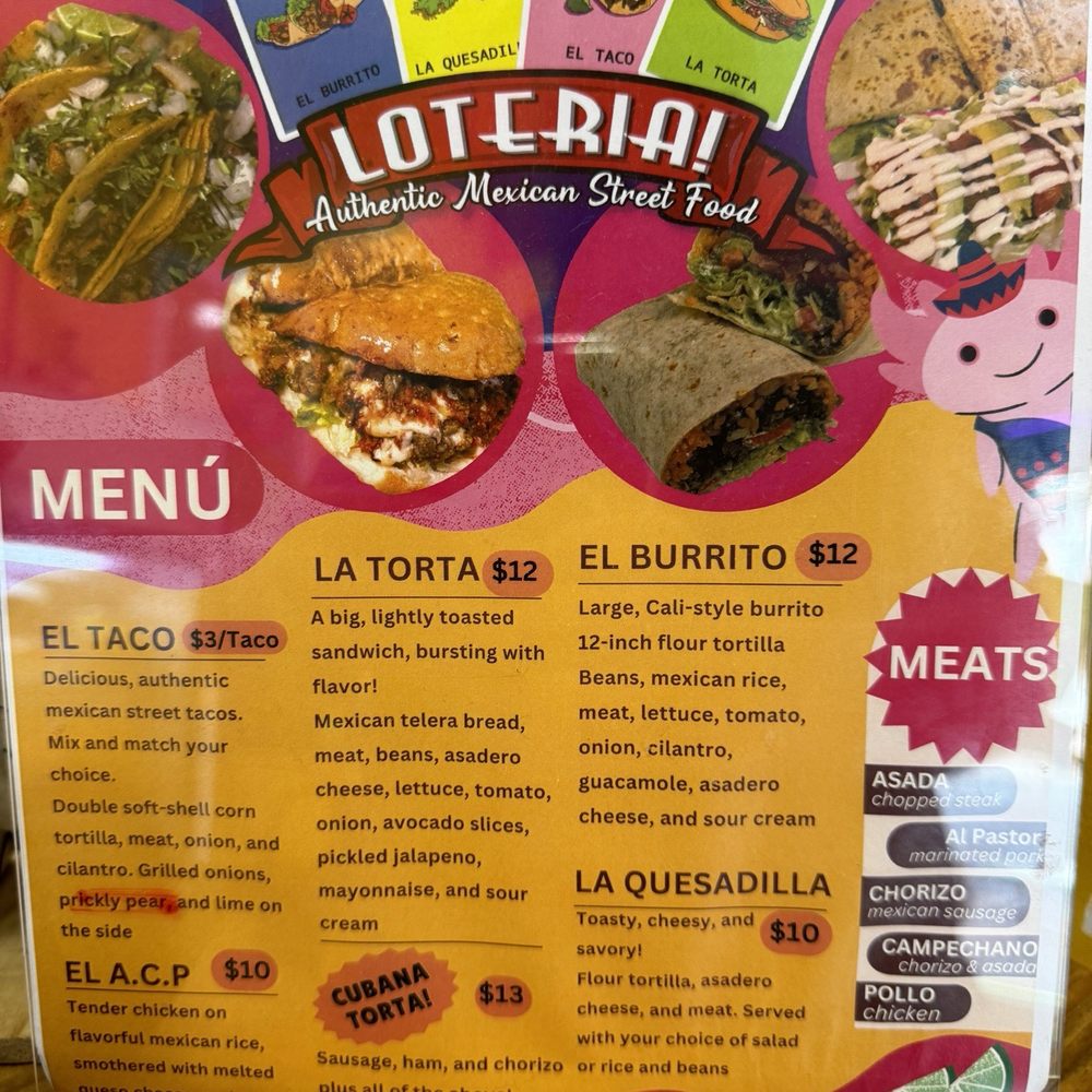 Loteria - Menu - Mexican Near Me - Salisbury, North Carolina Loteria - Menu - Mexican Near Me - Salisbury, North Carolina