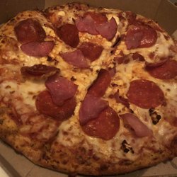 Domino's Pizza - Ham & pepperoni pizza (small size)