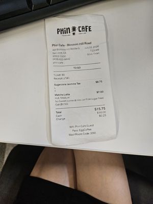 Menu photo 1 Phin Cafe San Jose, CA