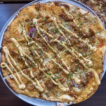 Rail Trail Flatbread - Buffalo Chicken Flatbread - Bars Near Me - Hudson, Massachusetts