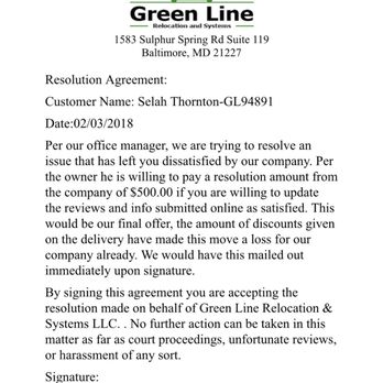 Green Line Relocation and Systems - GreenLines 1 and only offer... - Movers Near Me - Baltimore, Maryland Green Line Relocation and Systems - GreenLines 1 and only offer... - Movers Near Me - Baltimore, Maryland