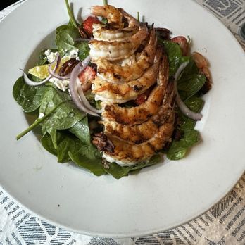 Tookie's Seafood - Shrimp spinach salad - Seafood Near Me - Seabrook, Texas Tookie's Seafood - Shrimp spinach salad - Seafood Near Me - Seabrook, Texas