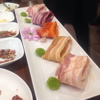 Hahm Ji Bach - $60 pork belly special. 5 flavors of pork belly, stew, and steamed egg. - Korean Near Me - Flushing, New York Hahm Ji Bach - $60 pork belly special. 5 flavors of pork belly, stew, and steamed egg. - Korean Near Me - Flushing, New York