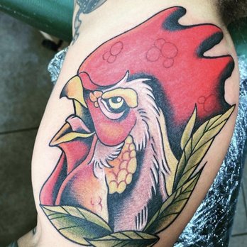 Left Coast Tattoo Studio - Tattoo, Rooster - Tattoo Near Me - Palm Desert, California