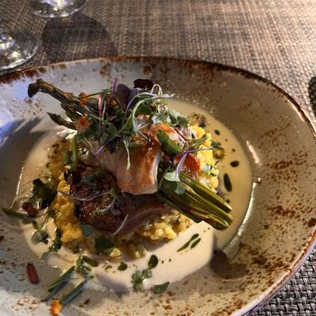 Tidepools - Ahi and mushroom risotto - Hawaiian Near Me - Poipu, Hawaii Tidepools - Ahi and mushroom risotto - Hawaiian Near Me - Poipu, Hawaii
