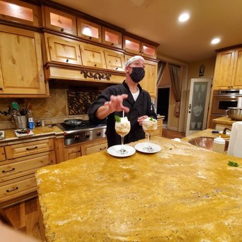 High Ridge Manor - Chef Michael Kelly making my birthday dessert, it was - Bed & Breakfast Near Me - Paso Robles, California