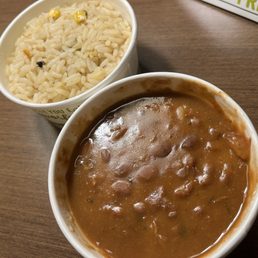 Campero Beans and Campero Rice - Both are delicious and are TOTALLY AWESOME mixed together !!! Campero Beans and Campero Rice - Both are delicious and are TOTALLY AWESOME mixed together !!!