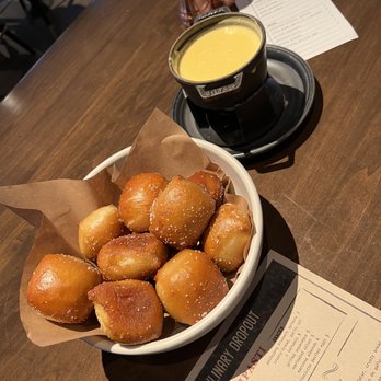 Culinary Dropout - Soft Pretzels & Provolone Fondue - New American Near Me - Denver, Colorado Culinary Dropout - Soft Pretzels & Provolone Fondue - New American Near Me - Denver, Colorado