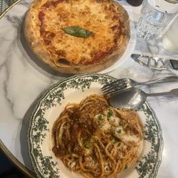 Pasta & Margarita Pizza