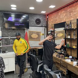 Richmond Barbers - The barbers at work!