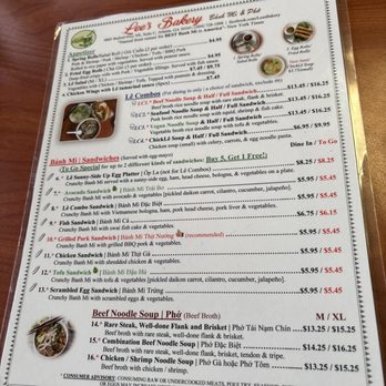 Lee's Bakery - Menu page 1 - Vietnamese Near Me - Atlanta, Georgia Lee's Bakery - Menu page 1 - Vietnamese Near Me - Atlanta, Georgia