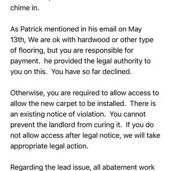 Carpet Contractors - Evidence of the Landlord helping him scam - Carpeting Near Me - San Francisco, California Carpet Contractors - Evidence of the Landlord helping him scam - Carpeting Near Me - San Francisco, California