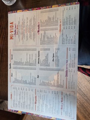 Menu photo 7 Mi Vida Washington, DC, DC