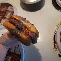 McDonald's - My burger was raw.