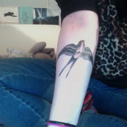 swallow tattoo by mike lucena swallow tattoo by mike lucena