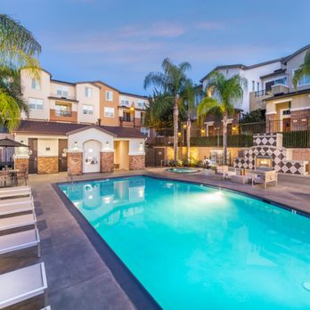 The Parker Residences - The Parker Residences: Pool Area at Dusk - Apartments Near Me - San Diego, California The Parker Residences - The Parker Residences: Pool Area at Dusk - Apartments Near Me - San Diego, California