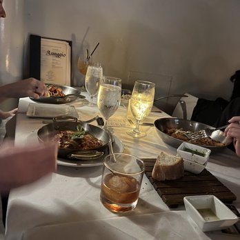 Assaggio - The food legit comes out on frying pans. - Italian Near Me - Boston, Massachusetts