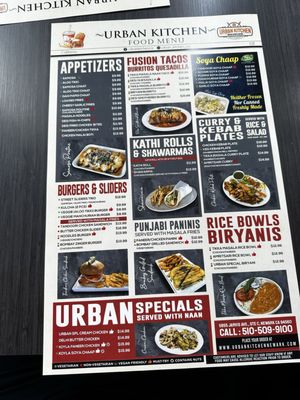Urban Kitchen Menu: Discover Trendy Culinary Delights
