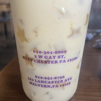 Mino Sushi & Ramen - Mango milk tea with mango jelly - Japanese Near Me - West Chester, Pennsylvania