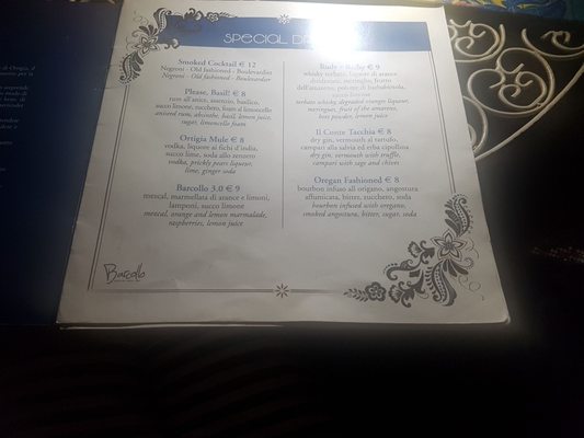 Menu photo 1 Barcollo Siracusa, SR