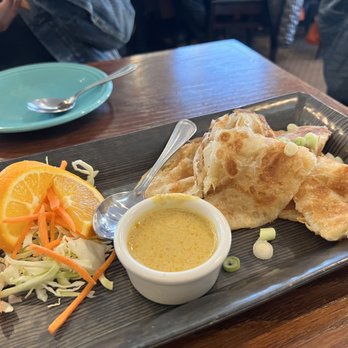 Amarin Thai Cuisine - Roti with curry sauce - hot and crunchy, I love it - Thai Near Me - Mountain View, California Amarin Thai Cuisine - Roti with curry sauce - hot and crunchy, I love it - Thai Near Me - Mountain View, California