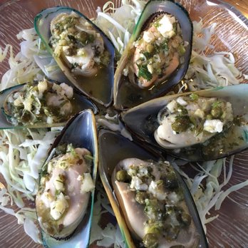 Olive Tree Café - Mussel Ceviche - Greek Near Me - Honolulu, Hawaii