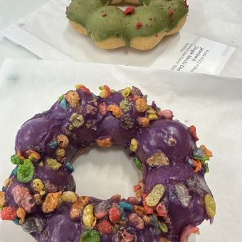 Mochiholic Japanese Mochi Donut - ube and matcha - Donuts Near Me - Berkeley, California